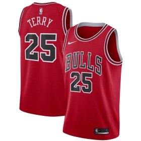 Män Chicago Bulls Tröja Dalen Terry 25 Nike 2022-23 Icon Edition Röd Swingman